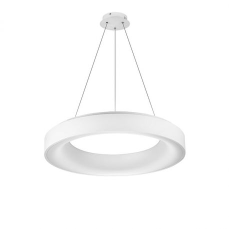 Pendule, Lustre suspendate - Lustra LED dimabila cu telecomanda SOVANA 55 alba