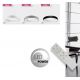Pendule, Lustre suspendate - Lustra LED dimabila cu telecomanda SOVANA 55 alba