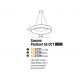 Pendule, Lustre suspendate - Lustra LED dimabila cu telecomanda SOVANA 55 alba