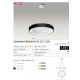 Pendule, Lustre suspendate - Lustra LED dimabila cu telecomanda SOVANA 55 neagra