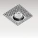 Spoturi tavan fals - Spot incastrat tavan/plafon cu cristale PIRAMIDE XL crom