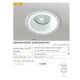 Spoturi tavan fals - Spot incastrat tavan/plafon ADAMO MIDST DIAMOND WH