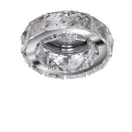 Spoturi tavan fals - Spot incastrat cristal pentru tavan ESTER 1 crom