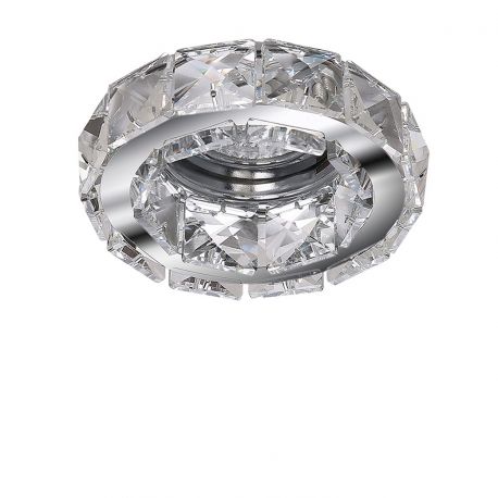Spoturi tavan fals - Spot incastrat cristal pentru tavan ESTER 1 crom