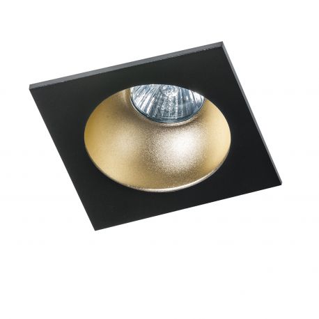 Spoturi tavan fals - Spot incastrat tavan/plafon stil modern Hugo negru