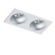 Spoturi tavan fals - Spot incastrat tavan/plafon stil modern Hugo 2 alb