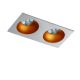 Spoturi tavan fals - Spot incastrat tavan/plafon stil modern Hugo 2 aluminiu