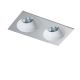 Spoturi tavan fals - Spot incastrat tavan/plafon stil modern Hugo 2 aluminiu