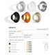 Spoturi tavan fals - Spot incastrat tavan/plafon stil modern REMO 1 negru