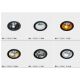 Spoturi tavan fals - Spot incastrat tavan/plafon stil modern REMO 1 negru