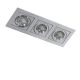 Spoturi tavan fals - Spot incastrat tavan/plafon PACO 3 aluminiu