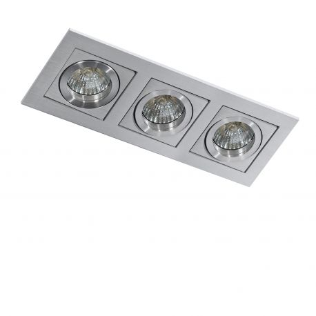 Spoturi tavan fals - Spot incastrat tavan/plafon PACO 3 aluminiu