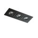 Spoturi tavan fals - Spot incastrat tavan/plafon PACO 3 negru