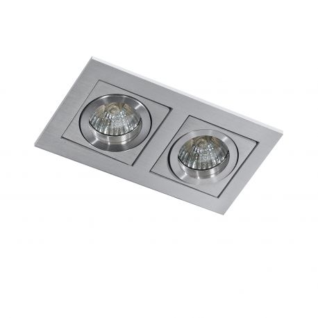 Spoturi tavan fals - Spot incastrat tavan/plafon PACO 2 aluminiu