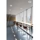 Spoturi tavan fals - Spot incastrat tavan/plafon CARO R aluminiu
