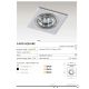 Spoturi tavan fals - Spot incastrat tavan/plafon CARO S aluminiu