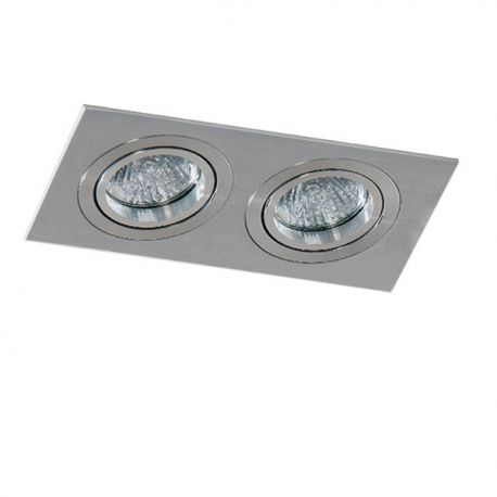 Spoturi tavan fals - Spot incastrat tavan/plafon CARO 2 S aluminiu