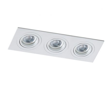 Spoturi tavan fals - Spot incastrat tavan/plafon CARO 3 S alb