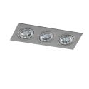 Spot incastrat tavan/plafon CARO 3 S aluminiu
