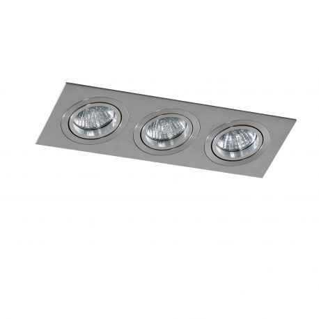 Spoturi tavan fals - Spot incastrat tavan/plafon CARO 3 S aluminiu