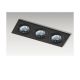 Spoturi tavan fals - Spot incastrat tavan/plafon CARO 3 S negru