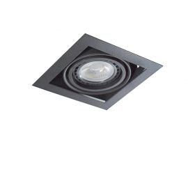 Spoturi tavan fals - Spot incastrat tavan/plafon NOVA 1 negru