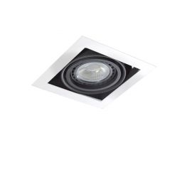 Spoturi tavan fals - Spot incastrat tavan/plafon NOVA 1 alb/negru