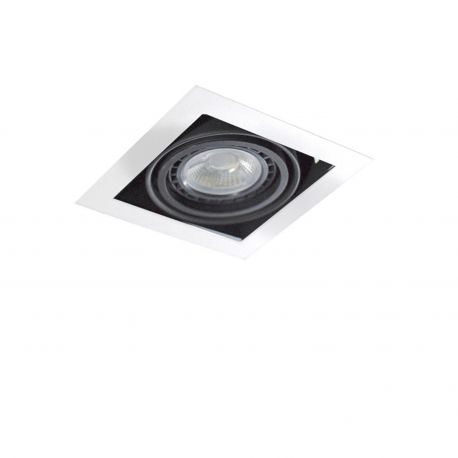 Spoturi tavan fals - Spot incastrat tavan/plafon NOVA 1 alb/negru