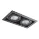 Spoturi tavan fals - Spot incastrat tavan/plafon NOVA 2 negru