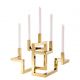 Suport pentru 5 lumanari, design LUX Skyline, alama