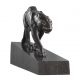 Statuete - Statueta/ Obiect decorativ din marmura si bronz Pantherae