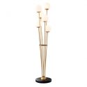 Lampadar design LUX cu 6 surse de lumina Tortora, alama antic