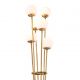 Lampadare - Lampadar design LUX cu 6 surse de lumina Tortora, alama antic