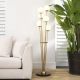 Lampadare - Lampadar design LUX cu 6 surse de lumina Tortora, alama antic