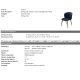 Scaune - Scaun design LUX Volante albastru