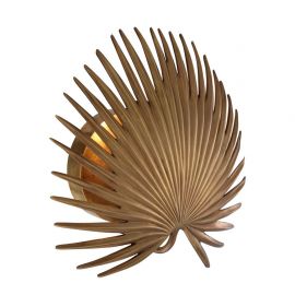 Aplice, corpuri de iluminat pentru pereti - Aplica design LUX Foliage, alama vintage