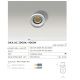 Spoturi tavan fals - Spot LED incastrat tavan/plafon OKA AC 3000K acrilic