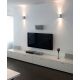 Aplice, corpuri de iluminat pentru pereti - Aplica LED ambientala GINNO 2 aluminiu
