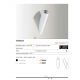 Aplice, corpuri de iluminat pentru pereti - Aplica perete LED design modern TORCH alba