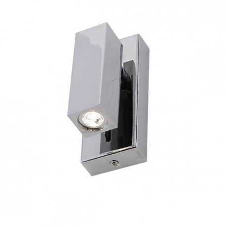 Aplice, corpuri de iluminat pentru pereti - Aplica LED cu spot directionabil ANGUS crom