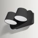 Aplice, corpuri de iluminat pentru pereti - Aplica perete LED design modern RAMONA 2 neagra