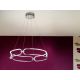 Pendule, Lustre suspendate - Lustra LED suspendata design ultra-modern 60cm Colette crom