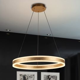 Candelabre, Lustre - Lustra LED design modern circular 100cm Helia aurie