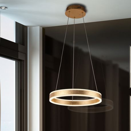 Candelabre, Lustre - Lustra LED design modern circular 50cm Helia aurie
