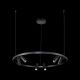 Candelabre, Lustre - Lustra LED cu spoturi directionabile Satellite neagra
