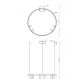 Candelabre, Lustre - Lustra LED cu spoturi directionabile Satellite neagra