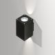 Aplice - Aplica de perete exterior cu iluminat up-and-down IP54 LIVIO 2 neagra