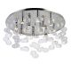 Lustre aplicate - Lustra moderna aplicata design deosebit 80cm Luvia clar