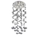 Lustra XL moderna design deosebit 60cm Luvia crom