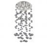 Lustra XL moderna design deosebit 60cm Luvia crom